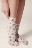 Женские эластичные принтованные носки из микрофибры Conte Арт. 20с-102сп fantasy 50 - 754 - фото 2