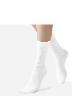 Однотонные хлопковые женские носки 