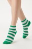 Женские хлопковые носки в цветную полоску Minimi 4202 MINI TREND - фото 4