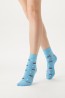 Женские высокие носки с новогодними котиками Minimi 3300-5 MINI INVERNO - фото 1