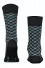 Носки мужские высокие с рисунком из хлопка Falke Art. 12487 smart check socks - фото 2