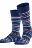 Носки мужские в полоску классической длины Falke Art.14041 microblock socks - фото 4
