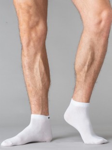 Укороченные носки унисекс с трендовыми надписями на резинке