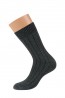 Мужские теплые носки с фактурным вязаным рисунком полоски Omsa Art. 306 comfort - фото 1