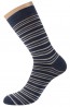 Хлопковые всесезонные мужские носки в полоску Omsa STYLE 502 - фото 2