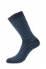 Всесезонные хлопковые мужские носки в полоску Omsa STYLE 501 - фото 2
