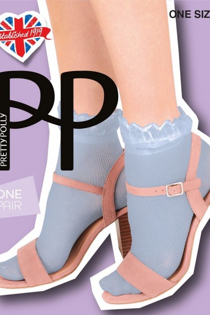 Стильные женские носки в сетку Pretty Polly FASHION ANKLETS AVX4 - фото 1