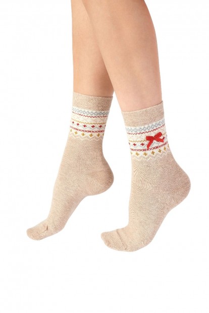 Женские рождественские носки Pretty Polly CHRISTMAS socks AWD6 - фото 1