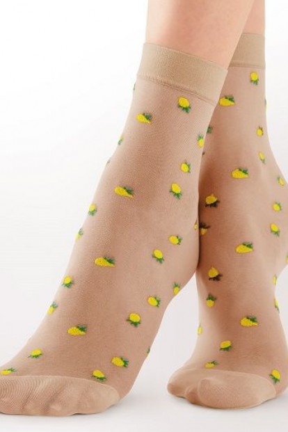 Женские высокие принтованные носочки Pretty polly Fashion anklets AXP2 - фото 1