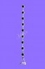 Металлические бретельки цепочки со стразами для бюстгальтера Julimex RE-238 - фото 1