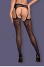 Эротическое бельё Obsessive SENSUAL S314 garter stockings - фото 1