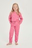 Детская хлопковая пижама для девочек с брюками и лонгсливом Taro 3030/3031/3048 aw23/24 eryka  - фото 1