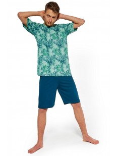Хлопковая пижама подростковая из футболки с шортами 