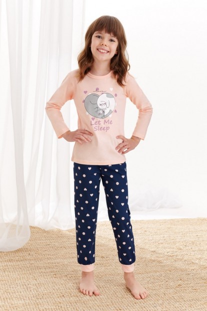 Детская пижама для девочек со штанами Taro 1164/1165 ELZA aw20/21 - фото 1