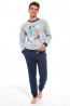 Подростковая пижама с брюками и лонгсливом для мальчиков Cornette 998 future  - фото 1