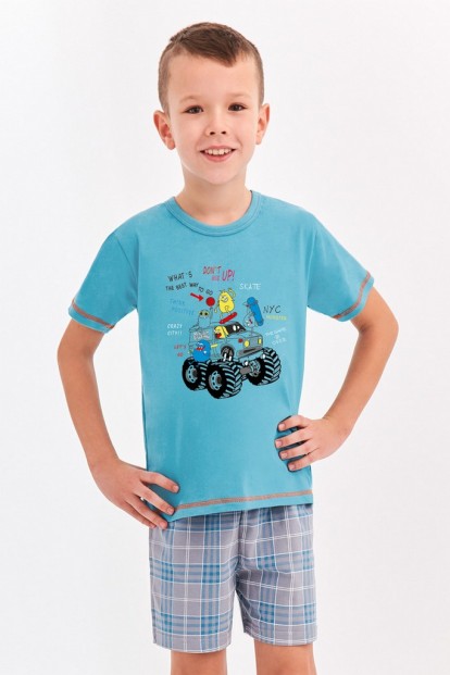 Детская хлопковая пижама для мальчиков Taro 392/393 S20 FRANEK - фото 1