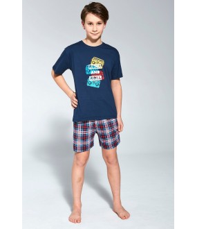 Хлопковая пижама для мальчиков в стиле ROCK N ROLL