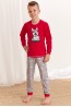 Детская пижама для мальчиков со штанами Taro 856/857 MILOSZ aw20/21 - фото 3