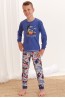 Детская пижама для мальчиков со штанами Taro 856/857 MILOSZ aw20/21 - фото 2