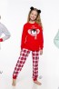 Детская хлопковая пижама для девочек с зимним принтом TARO 433/434 19/20 ADA - фото 4