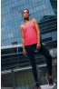 Спортивная розовая женская майка для фитнеса Lorin L5159/0 - фото 3