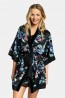 Атласный женский халат с цветочным принтом Esotiq 39251 FLORIST - фото 1