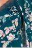 Цветочный женский халат цвета морской волны Esotiq 38177 DEARLY - фото 3