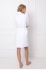 Короткий женский халат белого цвета Aruelle THEA - фото 3