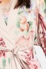 Атласный женский халат с цветочным принтом Esotiq 39251 FERNANDA - фото 2