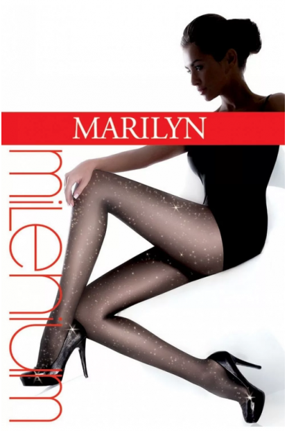 Блестящие женские колготки Marilyn MILENIUM STARS new - фото 1