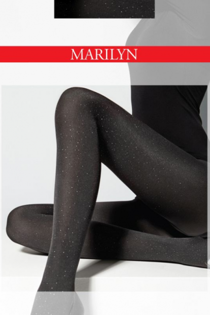 Плотные женские колготки с блеском Marilyn SHINE E57 - фото 1