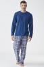 Хлопковая мужская пижама с клетчатыми брюками KEY MNS 405 18/19   - фото 1
