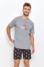 Мужская хлопковая пижама с шортами и футболкой Taro 2893 relax  - фото 1