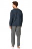 Мужская трикотажная пижама с брюками и лонгсливом Key Mns 862 b22  - фото 2