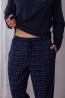 Хлопковая мужская пижама со штанами из фланели Key MNS 745 2 B21 - фото 3