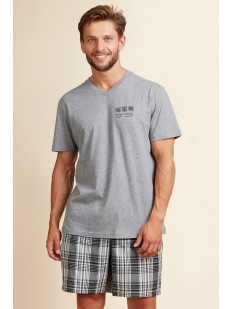 Последний товар!!! Хлопковая пижама из футболки с V-образным вырезом и шорт