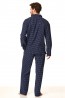 Мужская брючная фланелевая пижама с длинным рукавом Key Mns 429 b22  - фото 2