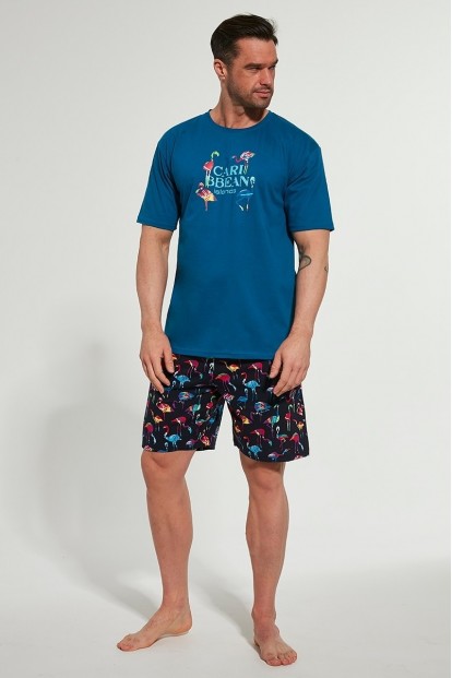 Пижама мужская с шортами на резинке Cornette carribean  - фото 1