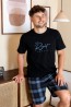 Мужская пижама с клетчатыми шортами Sensis MAGNUS - фото 10