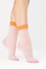 Женские высокие эластичные носки с рисунком Fiore 1142/g purr 30 den  - фото 1