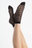 Женские капроновые носки с люрексом средней высоты Fiore 1116/g grid 20 den  - фото 1