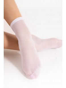 Женские тонкие носки в полоску
