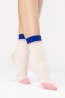 Женские высокие эластичные носки с рисунком Fiore 1142/g purr 30 den  - фото 2