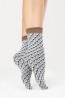 Женские тонкие носки с ярким принтом Fiore 1136/g cute knit 40 den - фото 1