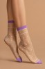 Модные капроновые женские носки в горошек Fiore 1092/g LIZ 15 den - фото 1
