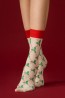 Женские высокие носки в комплекте Fiore 1104/g let it snow 40 den 3 пары в упаковке - фото 3