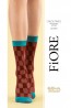 Стильные женские носки в шахматную клетку Fiore 1113/g CHECK TWICE 20 den - фото 2
