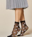 Женские капроновые носки с сердечками Fiore LULLABY 20
