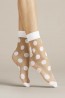 Женские прозрачные фантазийные носки в горошек Fiore 1080/g virginia 20 den - фото 1