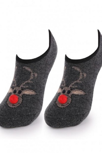 Теплые женские короткие носки с оленями Marilyn Angora R41 - фото 1